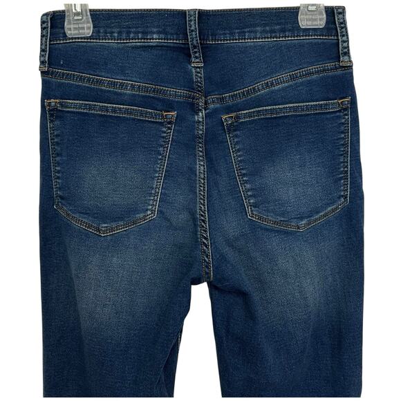 J. Crew 9" Skinny Jeggings in Signature Stretch+ Dark Wash Blue Jean Size 26 - Picture 7 of 11